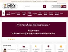 Tablet Screenshot of le-gout-de-nos-regions.com